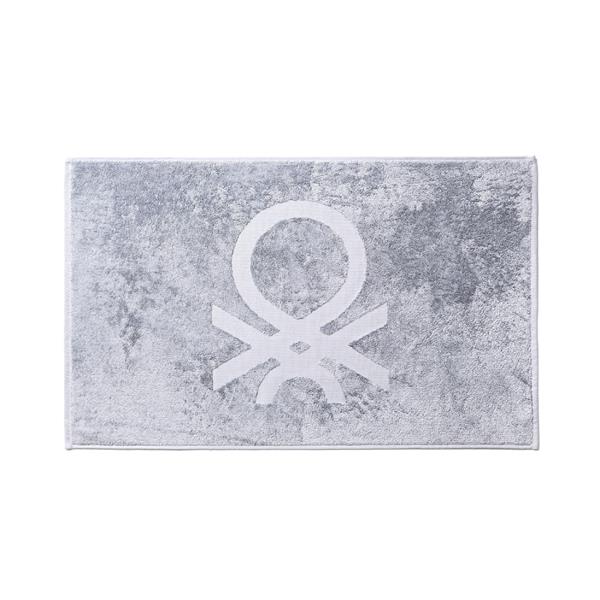 Benetton Cotton Bath Mat 50x70cm 750GSM Light Grey